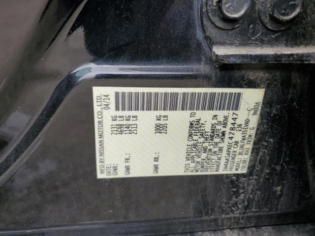 1N4AA5APXEC478447 Nissan MAXIMA S