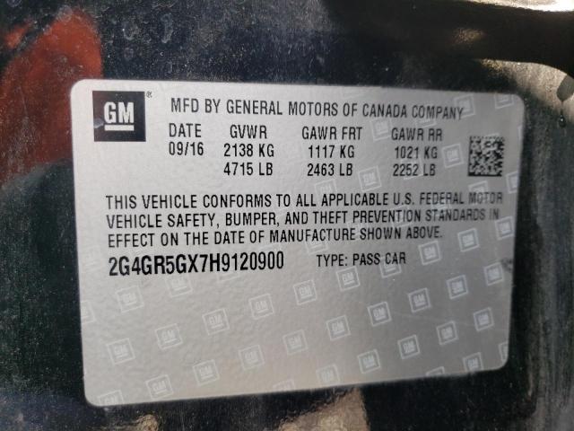 2G4GR5GX7H9120900 Buick Regal Premium