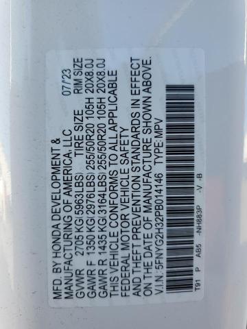 5FNYG2H32PB014146 Honda Pilot Sport