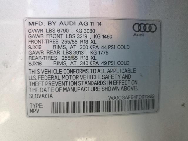WA1CGAFE4FD011869 Audi Q7 PREMIUM