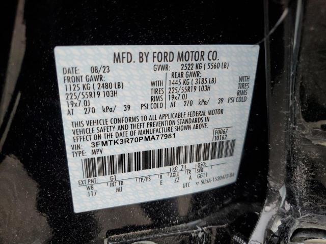 3FMTK3R70PMA77981 Ford Mustang Mach-e Premium