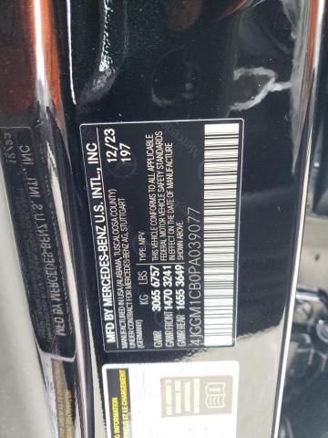 4JGGM1CB0PA039077 Mercedes-Benz Eqe Suv 350 4matic
