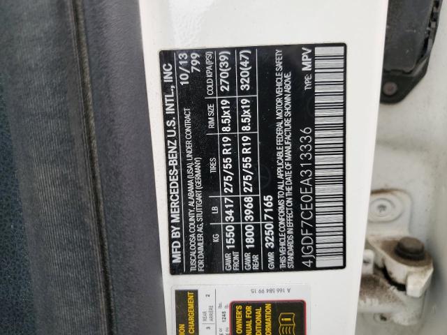 4JGDF7CE0EA313336 Mercedes-Benz Gl 450 4matic