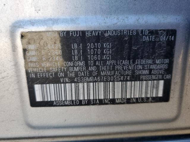 4S3BMBA67E3035474 Subaru Legacy 2.5i