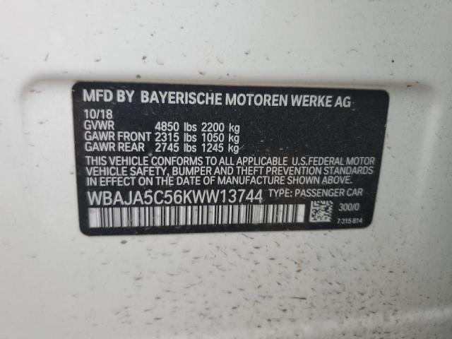 WBAJA5C56KWW13744 BMW 530 I