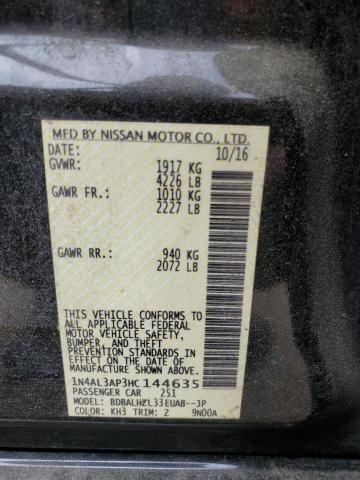 1N4AL3AP3HC144635 Nissan ALTIMA 2.5