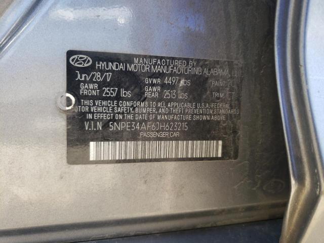 5NPE34AF6JH623215 Hyundai Sonata Sport