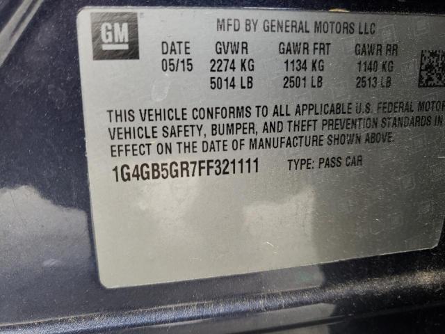 1G4GB5GR7FF321111 Buick Lacrosse
