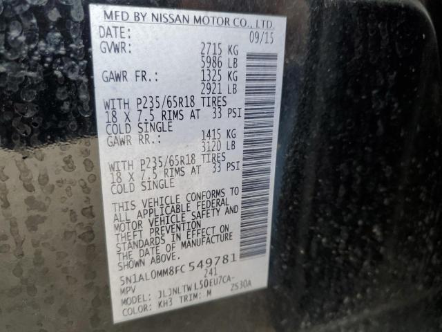 5N1AL0MM8FC549781 Infiniti QX60