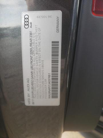 WAU8NAF57JA037651 Audi A5 Premium Plus S-line