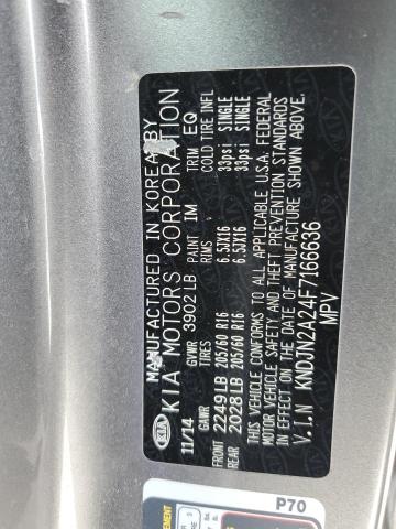 KNDJN2A24F7166636 KIA Soul
