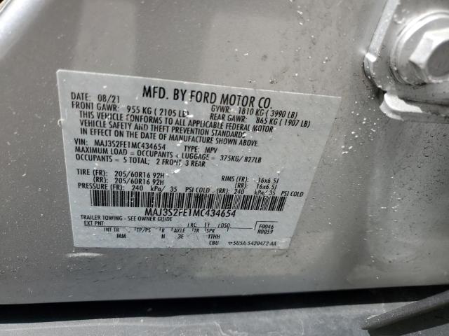 MAJ3S2FE1MC434654 Ford ECOSPORT S