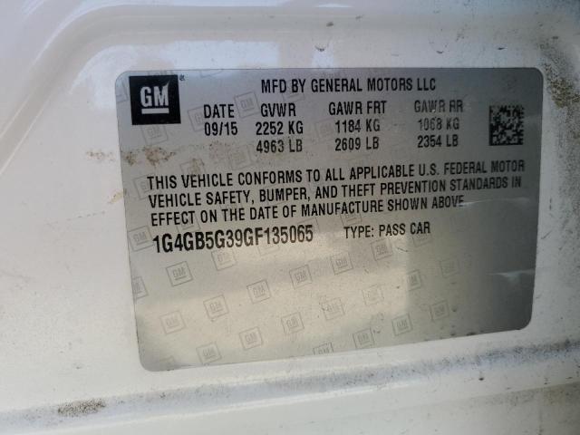 1G4GB5G39GF135065 Buick Lacrosse