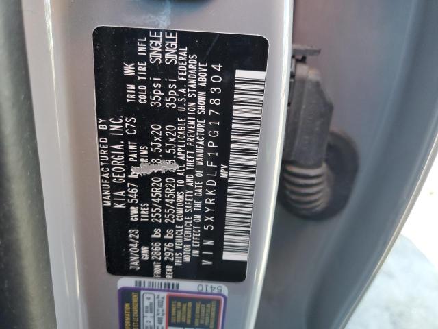 5XYRKDLF1PG178304 KIA SORENTO SX