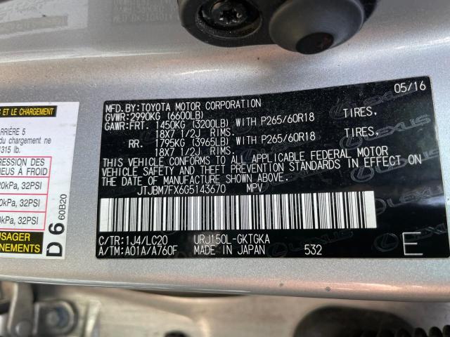 JTJBM7FX6G5143670 Lexus GX 460
