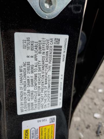 2HGFE1F73NH316177 Honda CIVIC EX