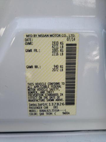 1N4AL3AP1FC137826 Nissan ALTIMA 2.5