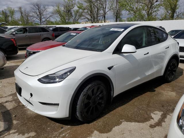 Продажа на аукционе авто 2021 Tesla Model Y, vin: 5YJYGDEE2MF060606, номер лота: 45573544