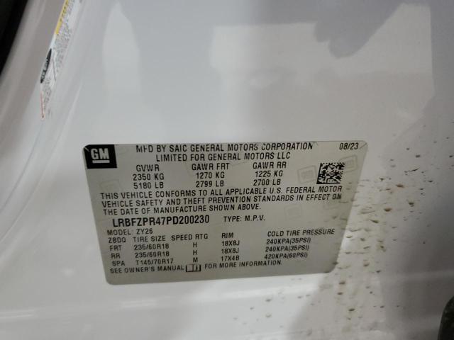 LRBFZPR47PD200230 Buick Envision Essence