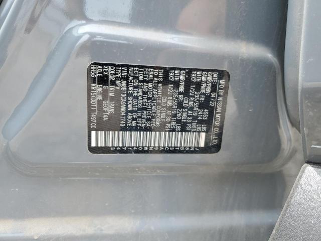JN8BT3CA9NW041743 Nissan Rogue Sl