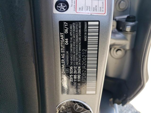 WDDLJ7DB2JA206212 Mercedes-Benz CLS 550