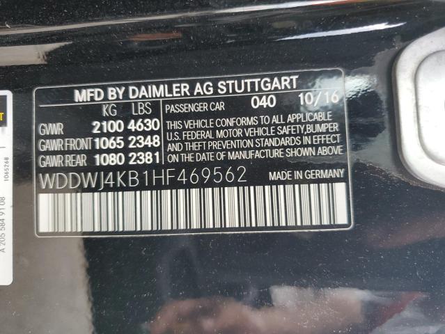 WDDWJ4KB1HF469562 Mercedes-Benz C 300 4matic