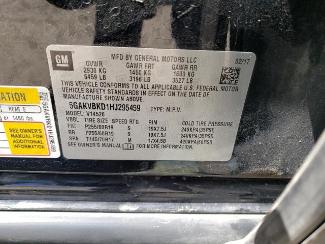 5GAKVBKD1HJ295459 Buick Enclave