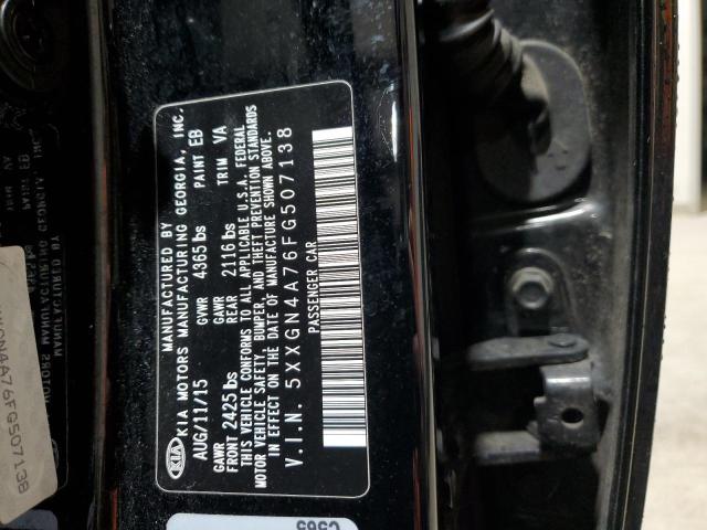 5XXGN4A76FG507138 KIA OPTIMA EX