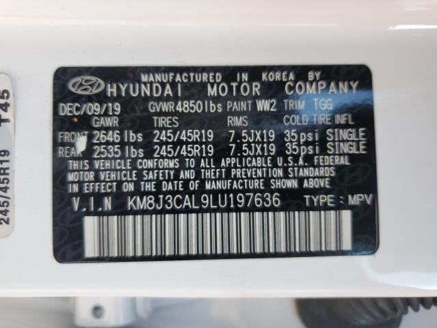KM8J3CAL9LU197636 Hyundai Tucson Limited