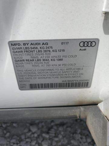 WA1BNAFY4J2002931 Audi Q5 Premium Plus