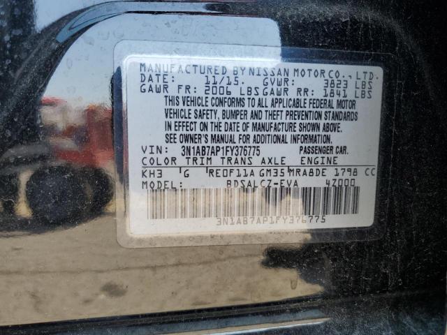 3N1AB7AP1FY376775 Nissan SENTRA S