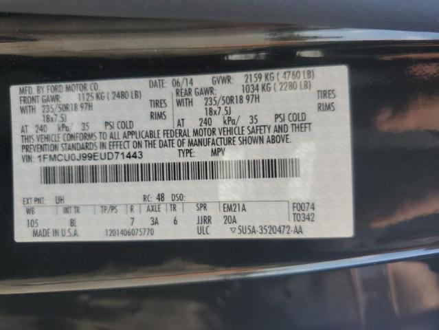 1FMCU0J99EUD71443 Ford Escape Titanium