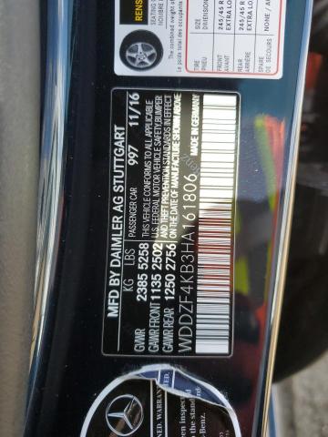 WDDZF4KB3HA161806 Mercedes-Benz E 300 4matic