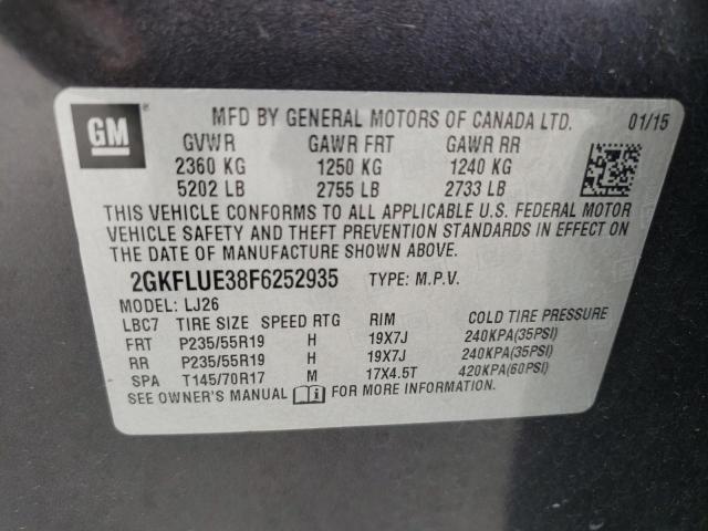 2GKFLUE38F6252935 GMC Terrain Denali