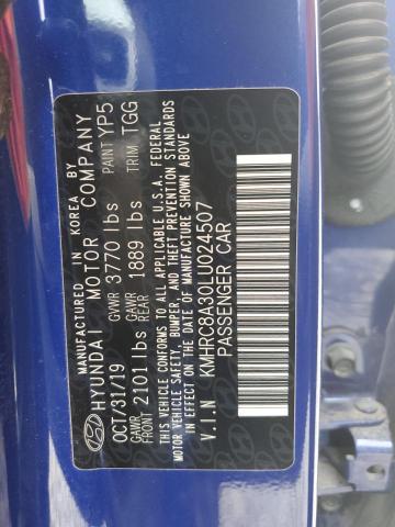 KMHRC8A30LU024507 Hyundai Venue Sel