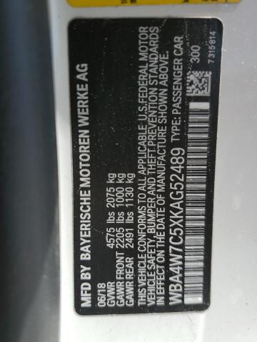 WBA4W7C5XKAG52489 BMW 440I