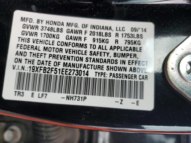 19XFB2F51EE273014 Honda Civic Lx