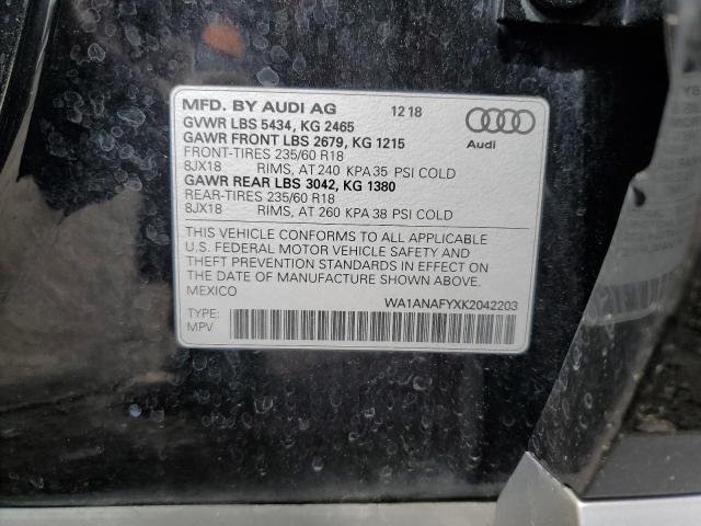 WA1ANAFYXK2042203 Audi Q5 PREMIUM