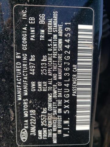 5XXGU4L36JG244591 KIA OPTIMA EX