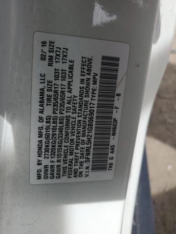 5FNRL5H21GB069017 Honda ODYSSEY LX