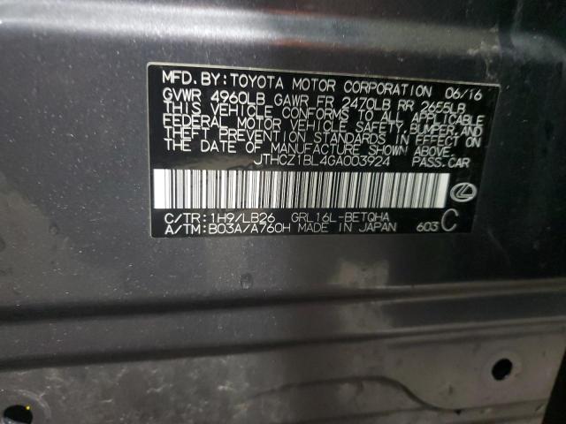JTHCZ1BL4GA003924 Lexus GS 350
