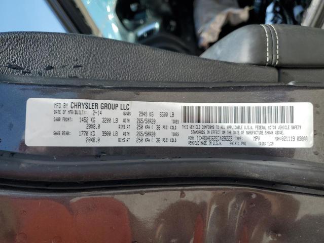 1C4RDHEG2EC428223 Dodge Durango Citadel