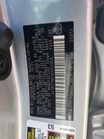 4T1KZ1AK2RU092959 Toyota CAMRY TRD