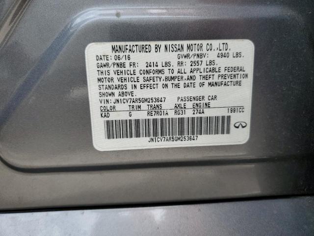 JN1CV7AR5GM253647 Infiniti Q50 BASE