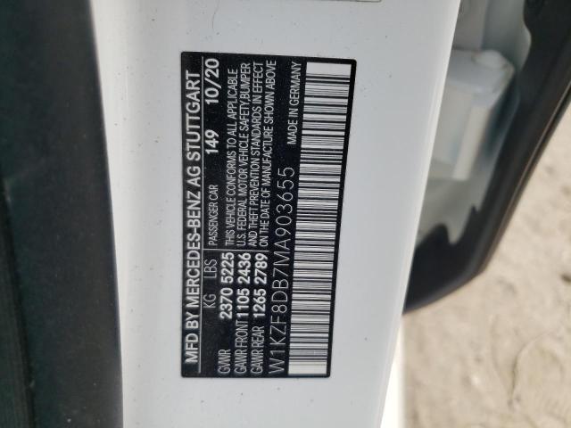W1KZF8DB7MA903655 Mercedes-Benz E 350