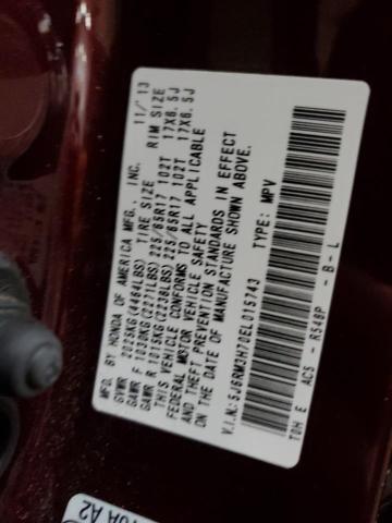 5J6RM3H70EL015743 Honda CR-V EXL