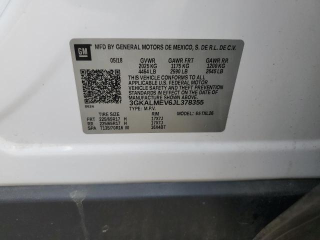 3GKALMEV6JL378355 GMC Terrain Sle