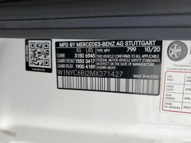 W1NYC6BJ2MX371427 Mercedes-Benz G 550