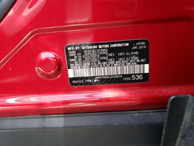 JA4AT5AA6JZ038534 Mitsubishi Eclipse Cross Se
