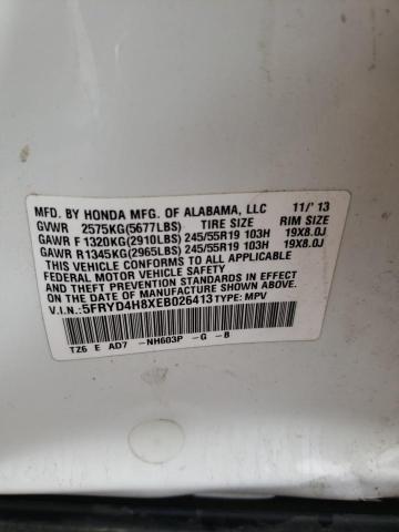 5FRYD4H8XEB026413 Acura Mdx Advance